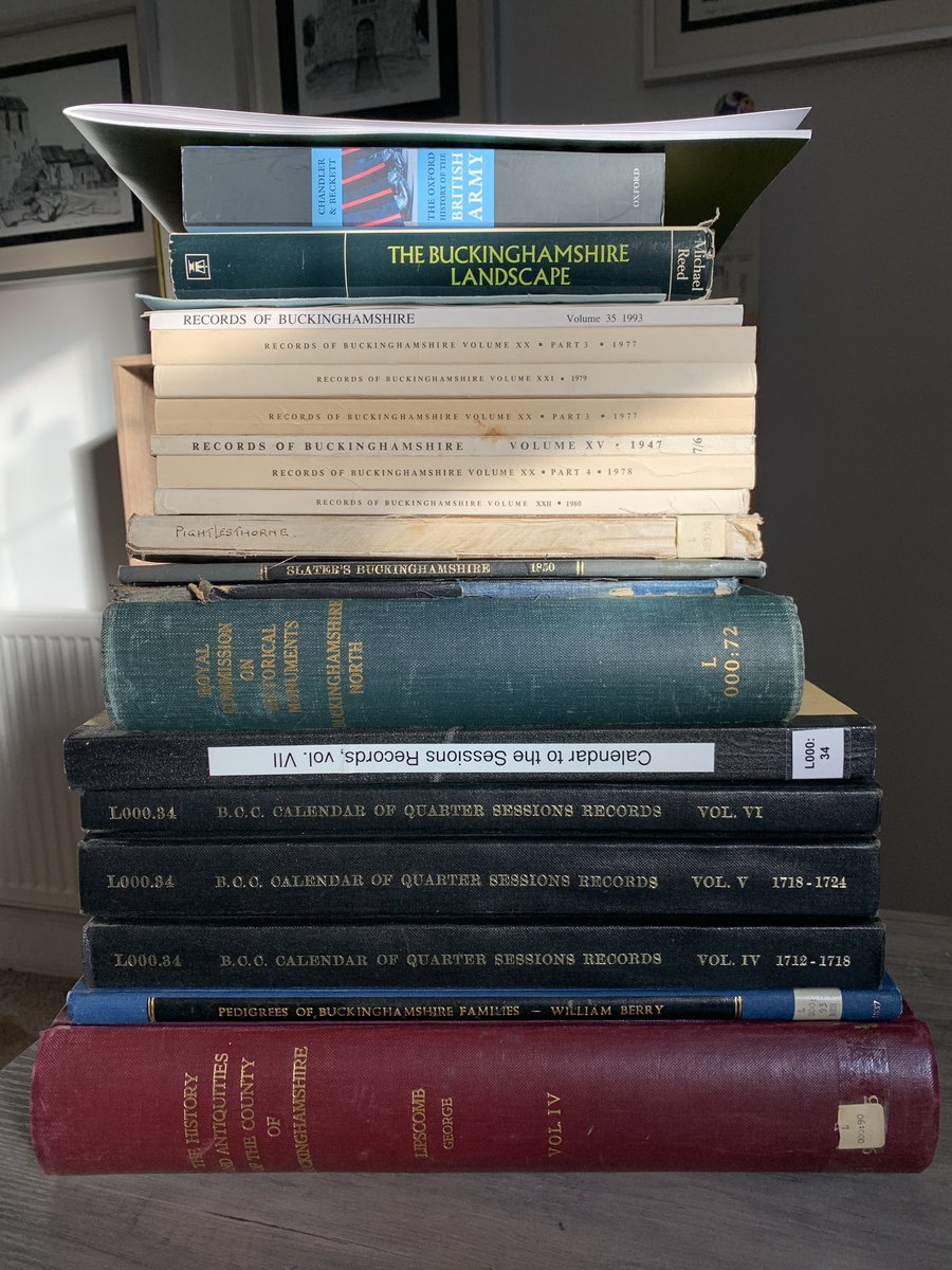 I may have treated myself to an early Christmas present… it was a pain carrying these back on the bus and trains, but I made it. 🏋️ One of the archive staff said: “You do realise your book buying is the only thing saving us from bankruptcy?” #LocalStudies #FamilyHistory