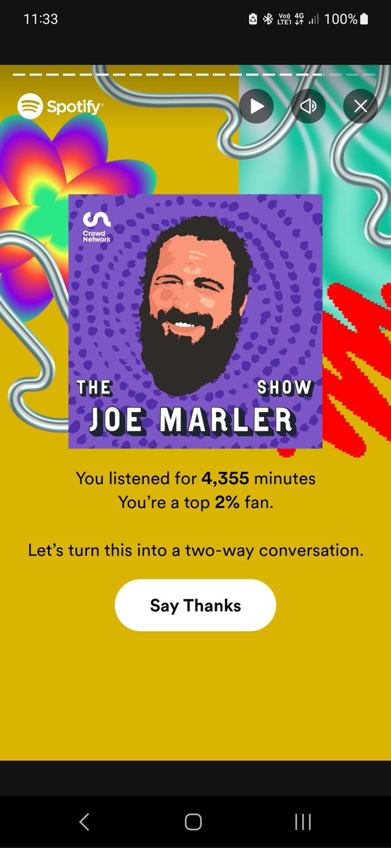 I'll happily take being a top 2% fan #noots <a href="/JoeMarler/">Joe Marler</a> <a href="/tomfordyce/">Tom Fordyce</a> @JoeMarlerShow