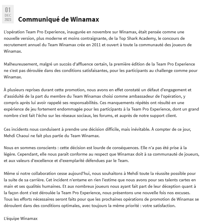 Winamax Poker 🔞 tweet media