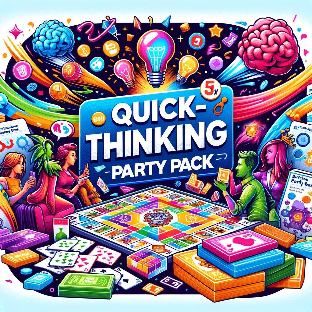 🎲🥳 Dive into fun with the Quick-Thinking Party Pack! 

Featuring 'Snakesss', '20 Second Showdown', &amp; '30 Seconds' - perfect for any game night. 🎉

🚚 Free Shipping 
🔗 boardgamer.ie/products/quick…

#BoardGames #GameNight #FunWithFriends #BoardGamerIE
