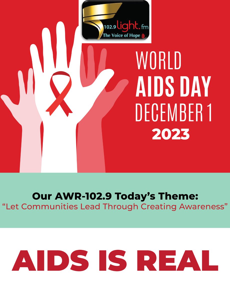 Let Communities Lead Through Creating Awareness.
#Awr-102.9LightFm 
#TheVoiceOfHOPe