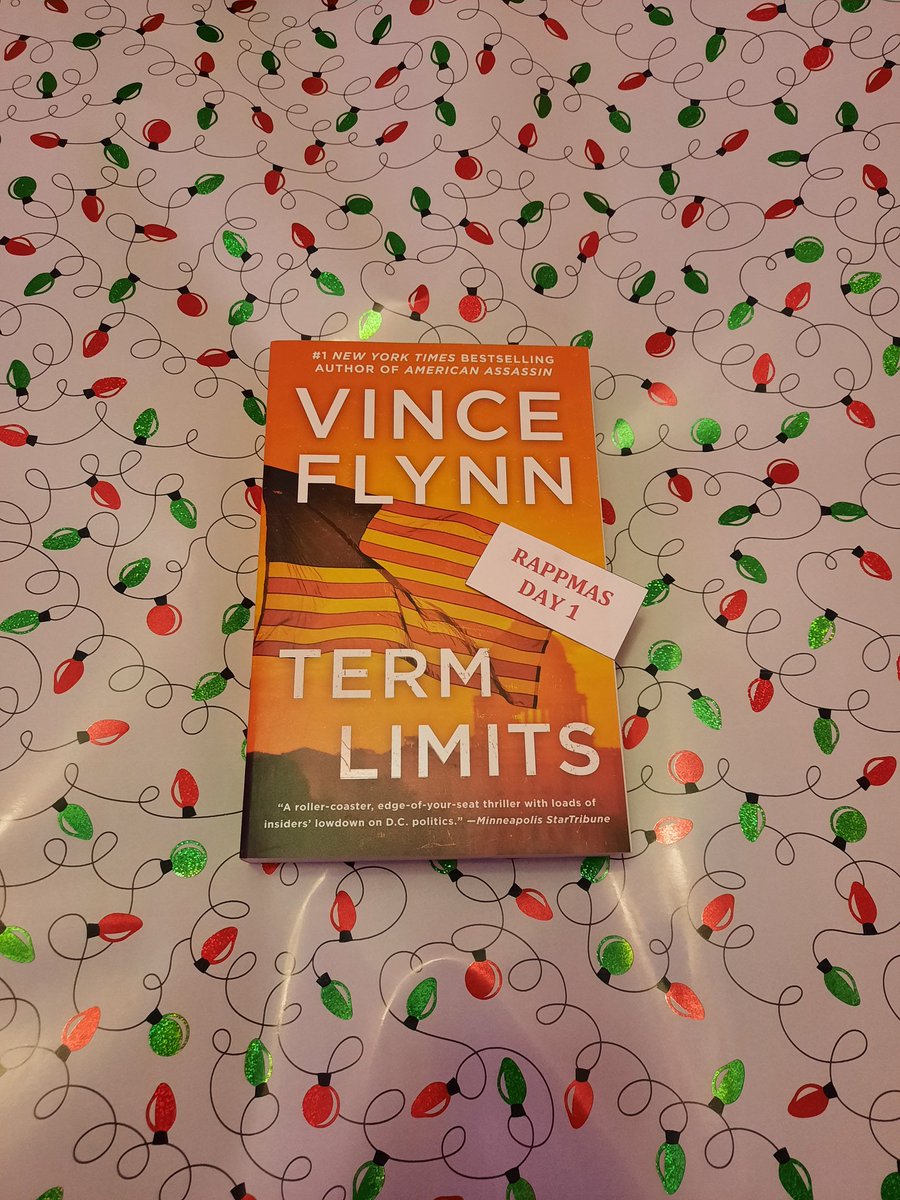 VinceFlynnFans's tweet photo. #Rappmas Day 1

We are kicking Rappmas off with #VinceFlynn 's first thriller #TermLimits

To enter, REPLY with what are you most looking forward to this holiday season/winter?? https://t.co/YWvwRi3xV3