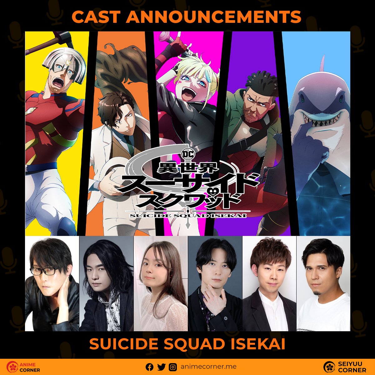 Suicide Squad Isekai Anime Reveals New Cast Members