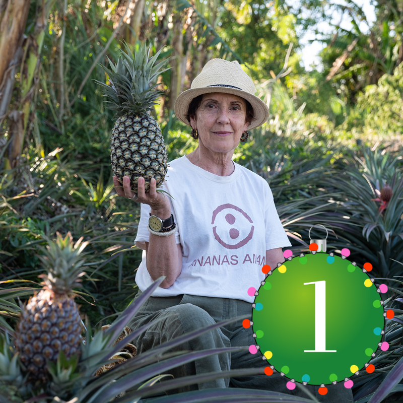 emprendeverde's tweet photo. También somos de chocolatinas 🍫, pero hoy comenzamos nuestro calendario de #adviento de #EmprendimientosRev con Carmen Hinojosa (@Ananas_Anam).

🟢Ha revolucionado el sector de la piña 🍍 aprovechando la hoja para crear tejidos naturales sostenibles.

#BienvenidoDiciembre ✨