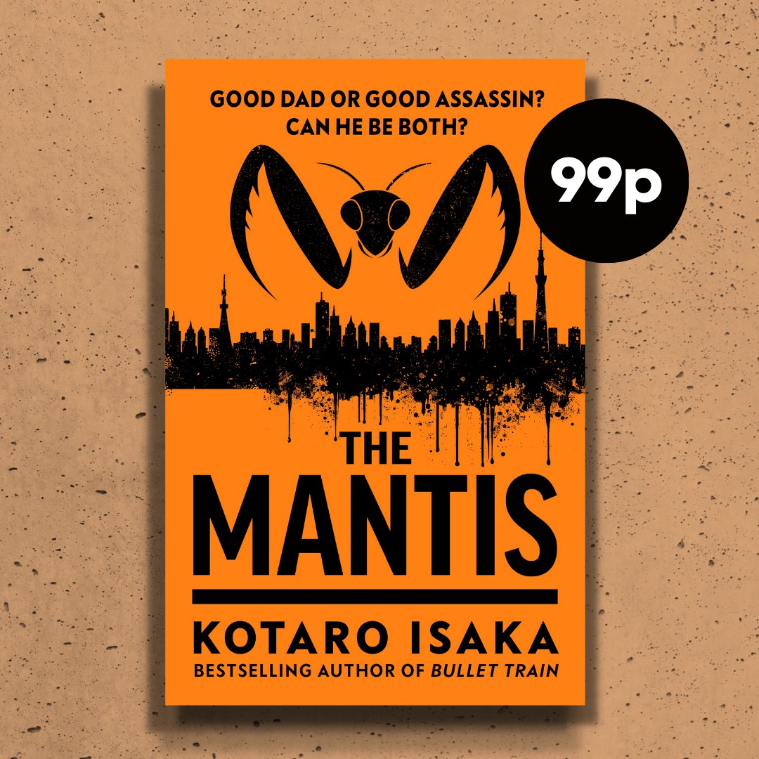 Don't miss this -- THE MANTIS is 99p in eBook today! A propulsive and fun thriller from the bestselling author of BULLET TRAIN, find out more here: amazon.co.uk/Mantis-Kotaro-…