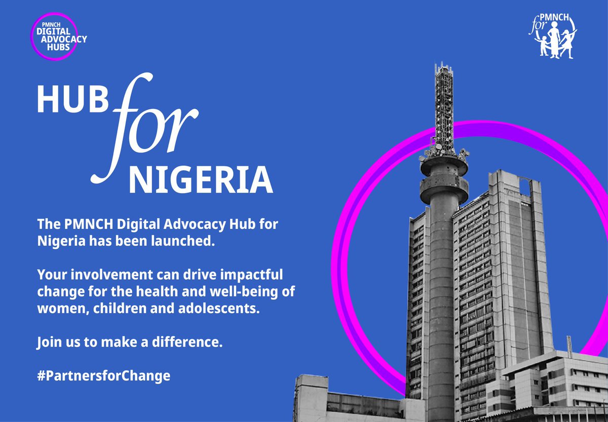 Let us unite in revolutionizing health outcomes! #PartnersforChange

Join us in the Nigeria Hub by signing up here: shorturl.at/gnCEX”