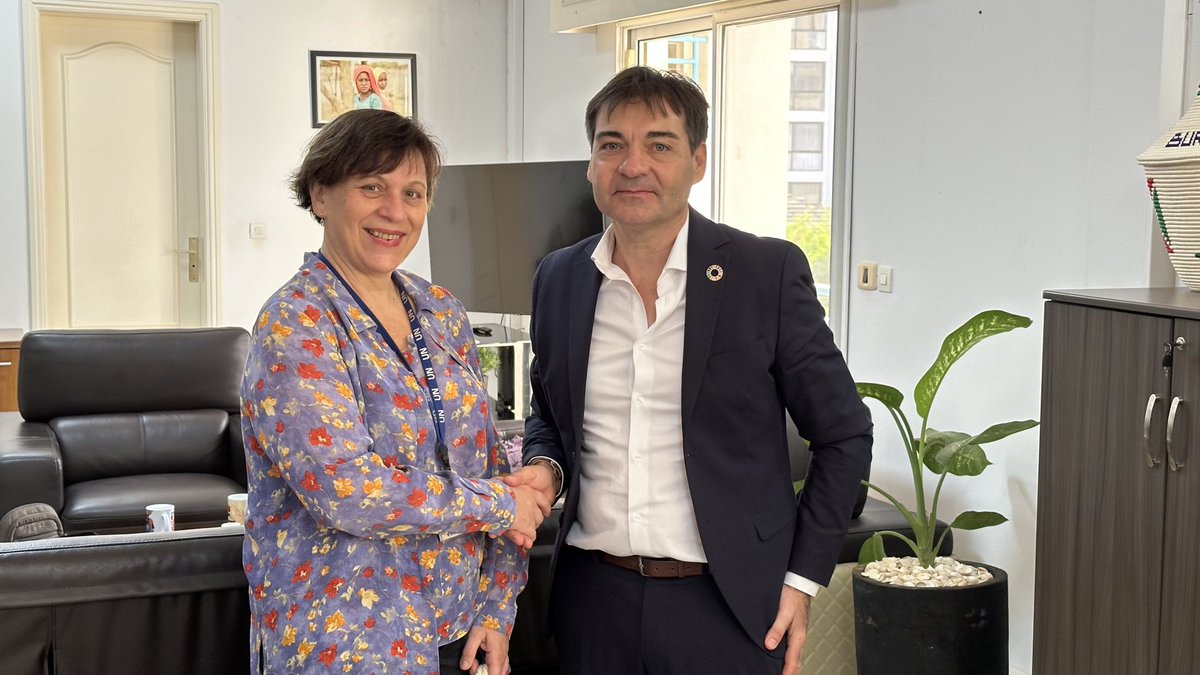 pierrejlucas's tweet photo. Discussions stratégiques ce matin à Dakar entre PAM Sénégal ⁦@WFP_WAfrica⁩ &amp; une délégation de ⁦@GvtMonaco⁩ sous le leadership de ⁦@IRosabrunetto⁩ concernant le soutien multi annuel du gouvernement princier au programme de cantines scolaires #2GCSP #CoP28 🇲🇨🇸🇳🇺🇳 https://t.co/HME4dQ6mRD