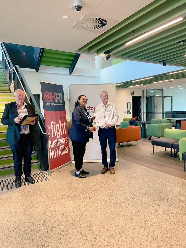 Manisha Patil (@manisha_spatil) on Twitter photo My poster at the <a href="/SydCV_Symposium/">Sydney Cardiovascular Symposium</a> won an EMCR poster prize! Thank you to my supervisors <a href="/KavurmaMary/">Mary Kavurma</a> and Sian and <a href="/HRIAust/">Heart Research Institute</a> for their continuous support! 😁 My poster at the <a href="/SydCV_Symposium/">Sydney Cardiovascular Symposium</a> won an EMCR poster prize! Thank you to my supervisors <a href="/KavurmaMary/">Mary Kavurma</a> and Sian and <a href="/HRIAust/">Heart Research Institute</a> for their continuous support! 😁