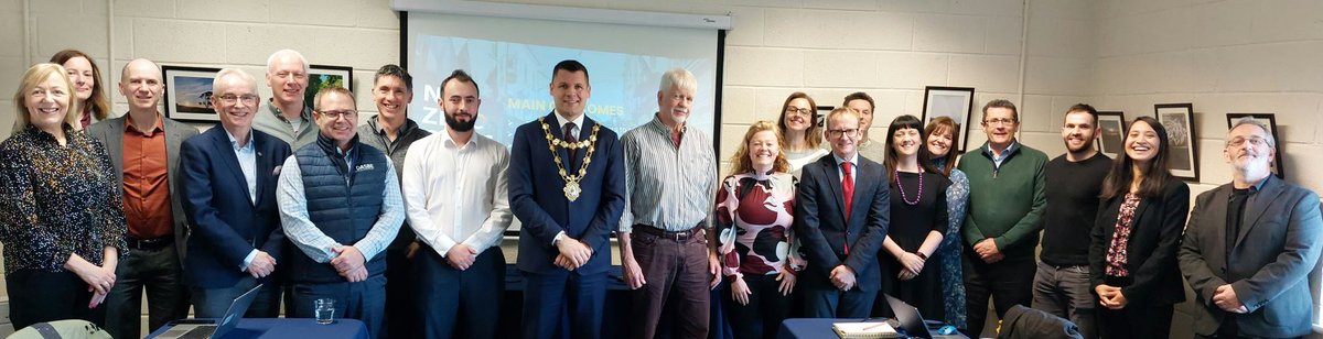The Steering Group of the Galway City Net Zero Cities Programme held its 1st meeting at the Westside Resource Centre, with the group aiming to support retrofitting in the Decarbonisation Zone 🏘️

Thank you to the Mayor of Galway City <a href="/EddieHoareFG/">Cllr. Eddie Hoare</a> and everyone that attended 🇪🇺