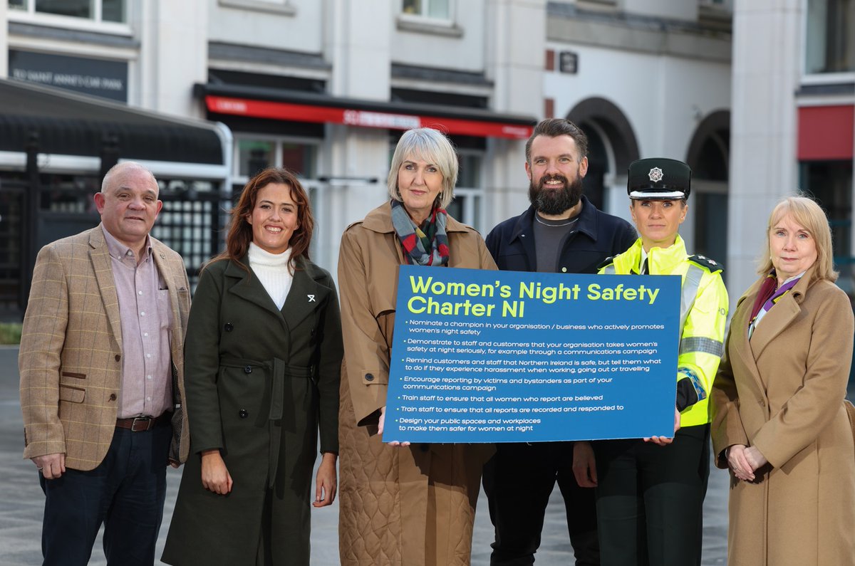 LAUNCH OF NEW CHARTER TO PRIORITISE SAFETY OF WOMEN AT NIGHT HU has joined forces with @NiRibbon to launch and support the rollout of a new Women’s Night Safety Charter across NI, in support of the campaign to End Violence Against Women and Girls. Read more:…