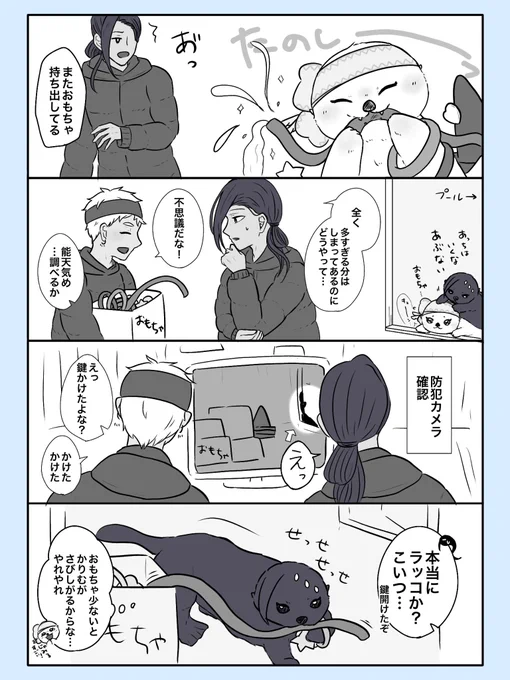 らこりむ🦦のおもちゃの量が増えて、らこみる🐍対策の鍵が増えた

※らっこ🐍🦦&飼育員🐍🦦 