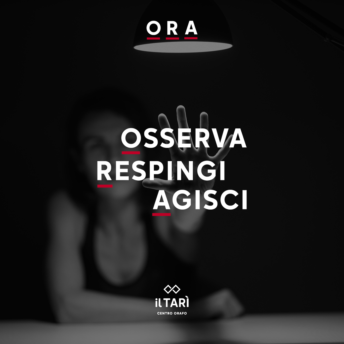 ORA: OSSERVA RESPINGI AGISCI

Numero Antiviolenza 1522 attivo 24h che accoglie con operatrici specializzate le richieste di aiuto e sostegno delle vittime di violenza e stalking.

#ora #osserva #respingi #agisci #nonseisola #nonunadimeno #violenzadigenre #violenzasulledonne