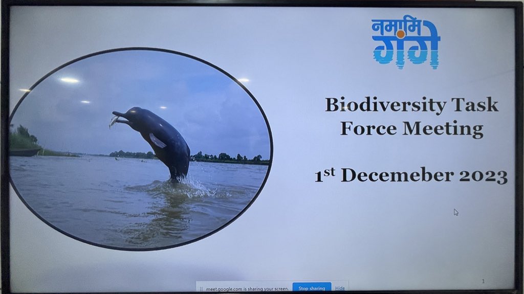 To breakaway from working in silos and put an integrated effort towards biodiversity conservation in Ganga basin, Sh @asokji, DG, NMCG chaired the first meeting of 'Biodiversity Task Force Committee' dwelving into constructive partnerships and knowledge sharing. #GreenFuture