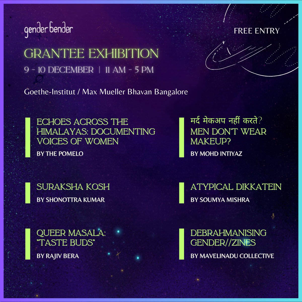 Sandboxcollect's tweet photo. Join us for the highlight of Gender Bender - THE GRANTEE EXHIBITION! For those eagerly waiting to meet our grantees and explore their remarkable work, the wait is finally over! https://t.co/1AEXRPAZkH