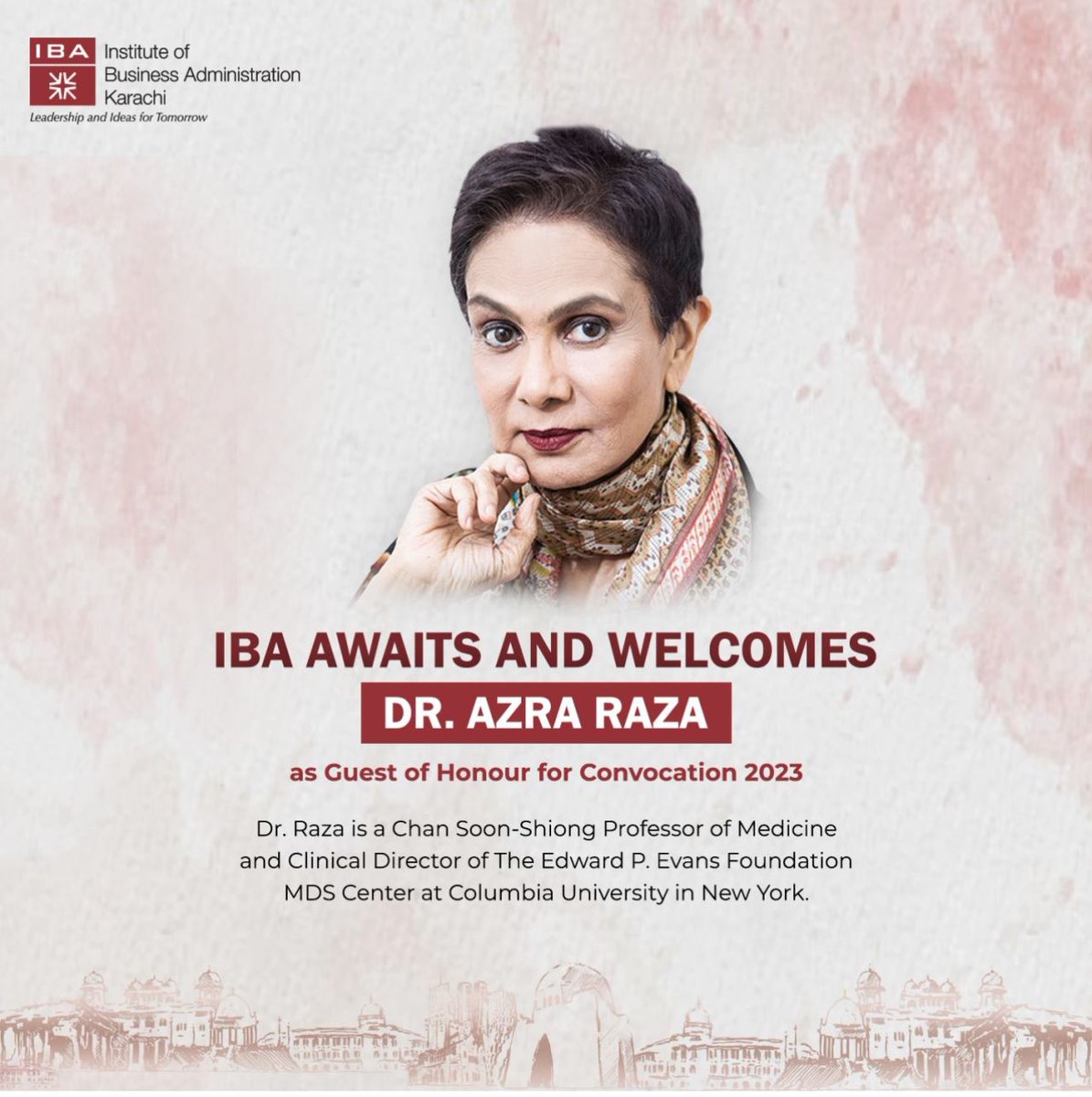 EzraEjaz's tweet image. An honour and a definite treat for the commencing groups, parents and guests. Can’t wait to attend 
#IBA #Commencement2023 #graduation