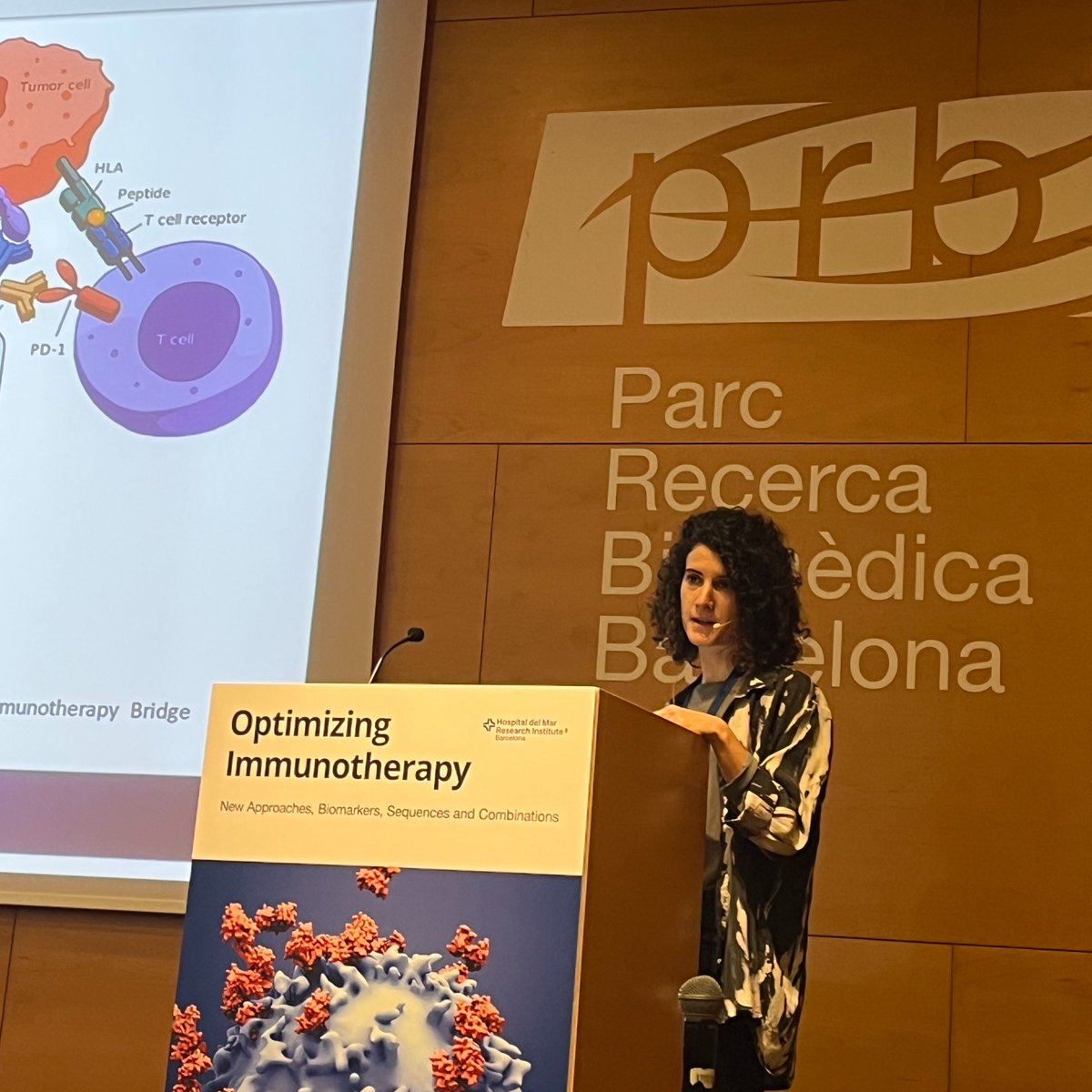 Bioinformatics GRIB (@grib_barcelona) on Twitter photo 🗣️👩💻<a href="/PereraBel/">Júlia Perera Bel</a> presents research on new #biomarkers of imunotherapy response and predictive models at Optimizing #Immunotherapy 2023 at <a href="/hospitaldelmar/">Hospital del Mar</a>!! 🗣️👩💻<a href="/PereraBel/">Júlia Perera Bel</a> presents research on new #biomarkers of imunotherapy response and predictive models at Optimizing #Immunotherapy 2023 at <a href="/hospitaldelmar/">Hospital del Mar</a>!!