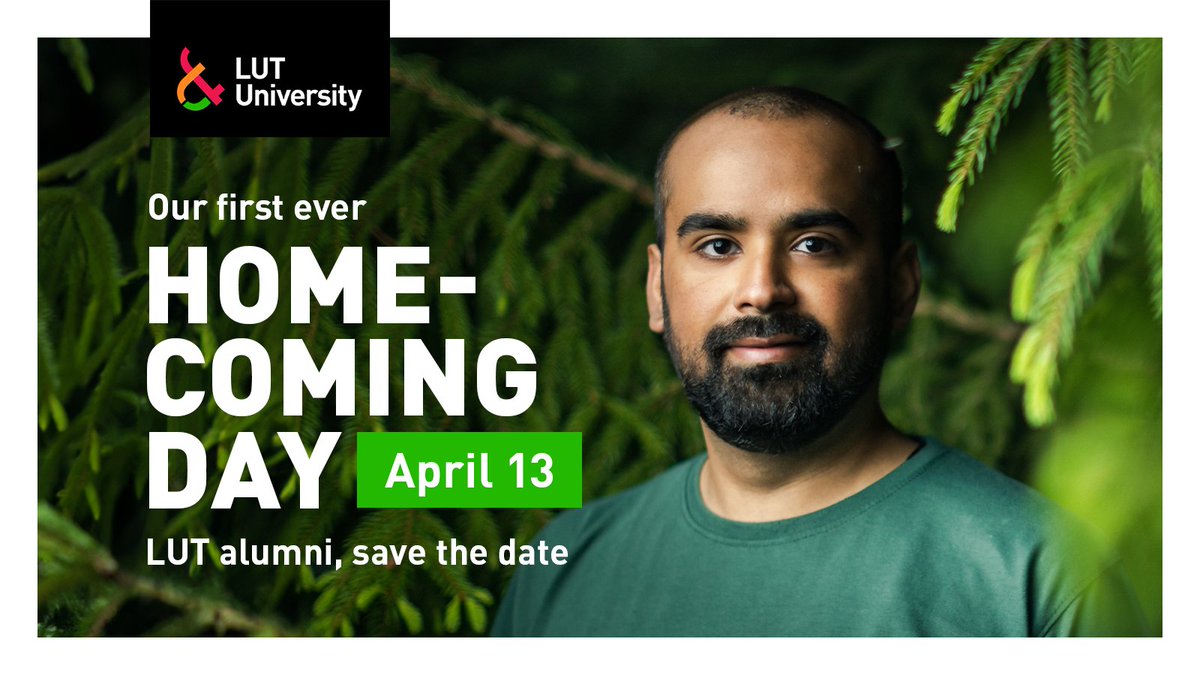 Hi there! Take a look at our newly published alumni Homecoming Day programme. 🚀 ➔ Check out the main event programme: lut.fi/en/hcd2024/pro… ➔ Read more about the parallel events: lut.fi/en/hcd2024/pro… #hcd2024 #unilut #landofthecurious