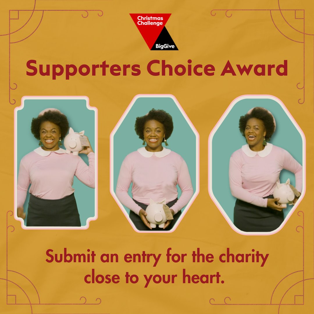 Award Time! Entry posts on Twitter are open now until midday, Tuesday, 5th December. 
USE: #BigGiveChoice and #ChristmasChallenge
TAG: <a href="/BigGive/">Big Give</a> and your Christmas Challenge charity
EXPLAIN: Why they should be nominated to receive the £1000 award.
bit.ly/CC23Double