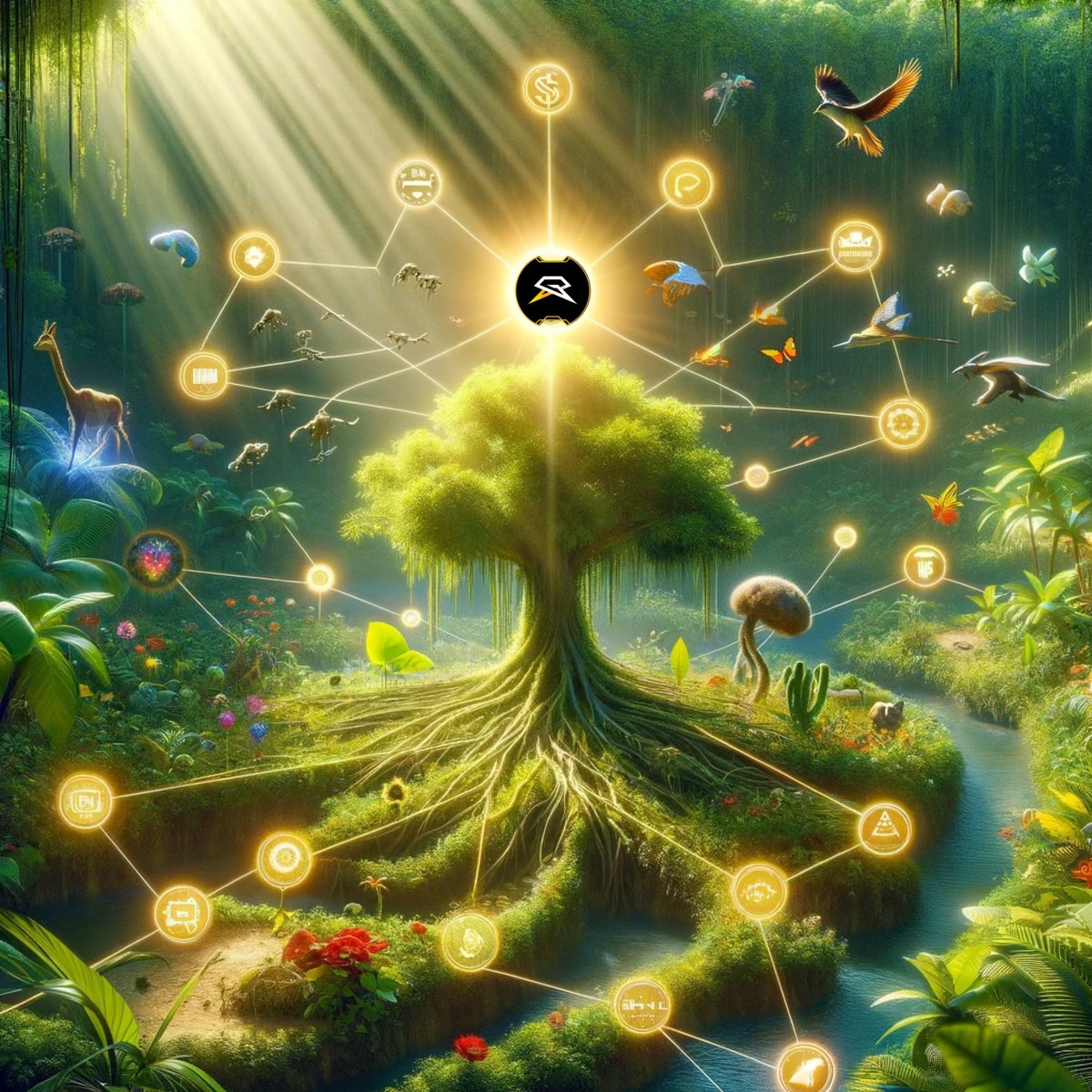 Hirte79's tweet photo. @GameSwift_io @PanParagraf Dive into the GameSwift jungle where gaming innovation flourishes and $GSWIFT tokens blossom with every new adventure. #GrowWithUs #GameSwiftGrowth 🌿🕹️ https://t.co/kI4O3sB64j