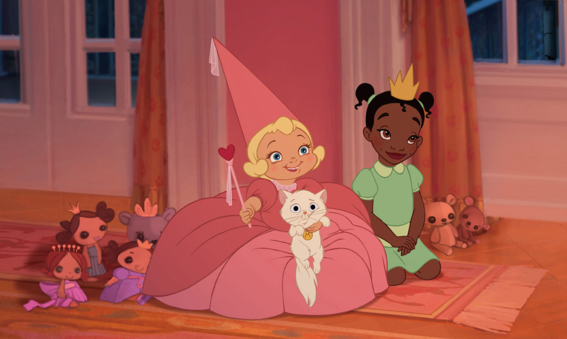 ティアナ&シャーロット LE ピンバッジ☆ディズニー プリンセスと魔法のキス ティアナ&シャーロット LE ピンバッジ☆ディズニー プリンセスと