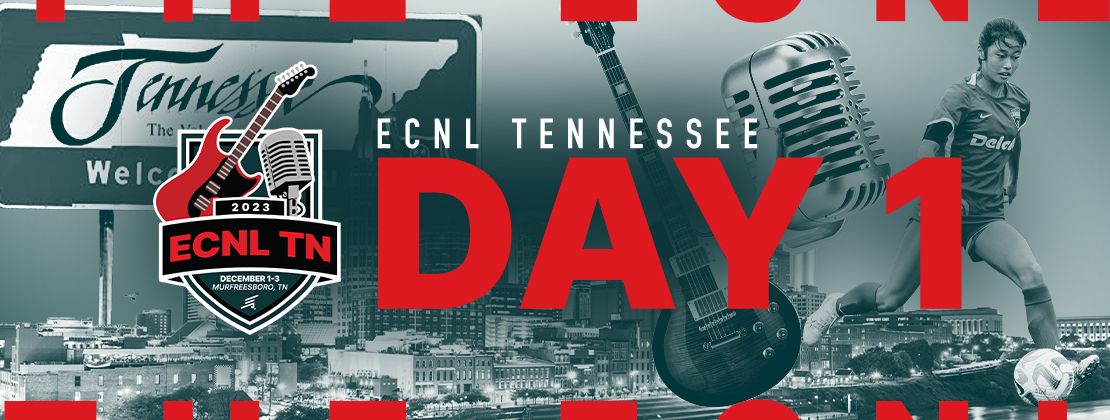 ECNL Tennessee Day 1️⃣
📍 Murfreesboro, Tenn.
📆 ecnl.info/3Rl2HwS
📱 apple.co/3c26eeI
👀 ecnl.info/live
#️⃣ECNLTN