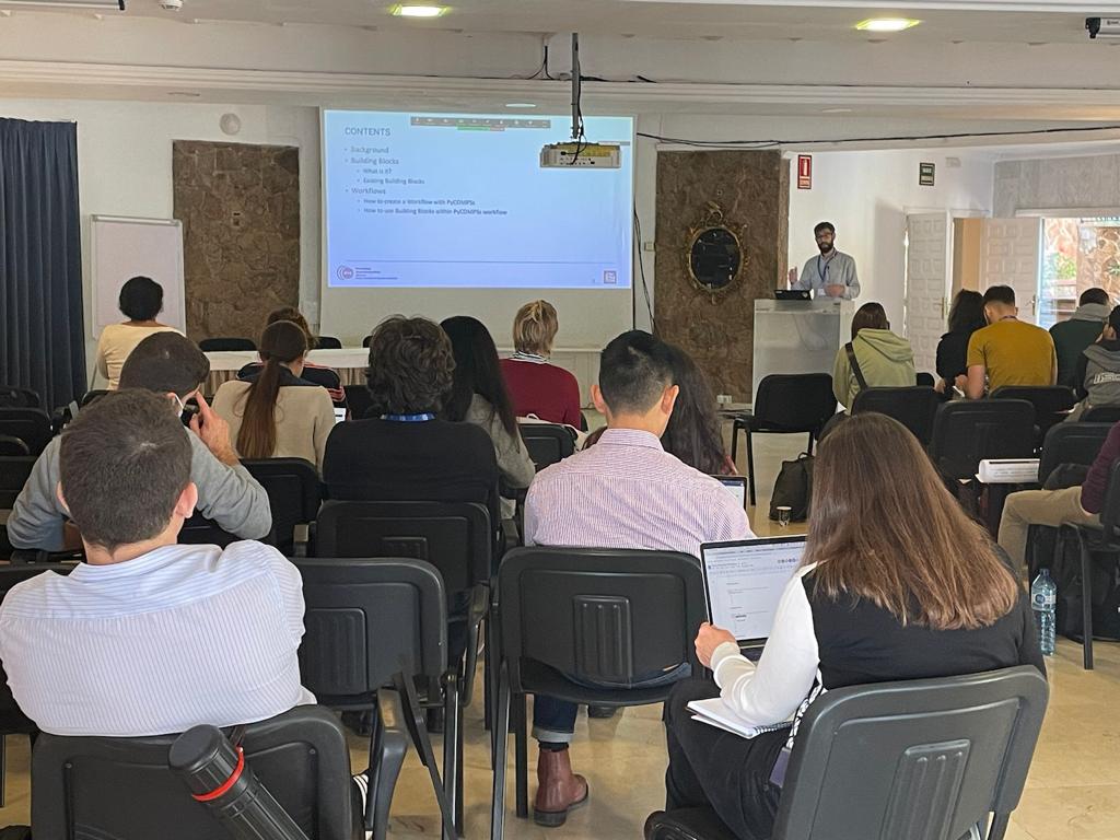 🏁 Last session of the <a href="/EMBO/">EMBO</a> Workshop 2023: #Computationalmodels of life by Javier Conejero (<a href="/BSC_CNS/">BSC-CNS</a>) on "Programming workflows with #PyCOMPs and #PerMedCoE Building Blocks"

A big thank you to everyone for making the #EMBOworkshop such a success!

#HPC #EMBOcompModels