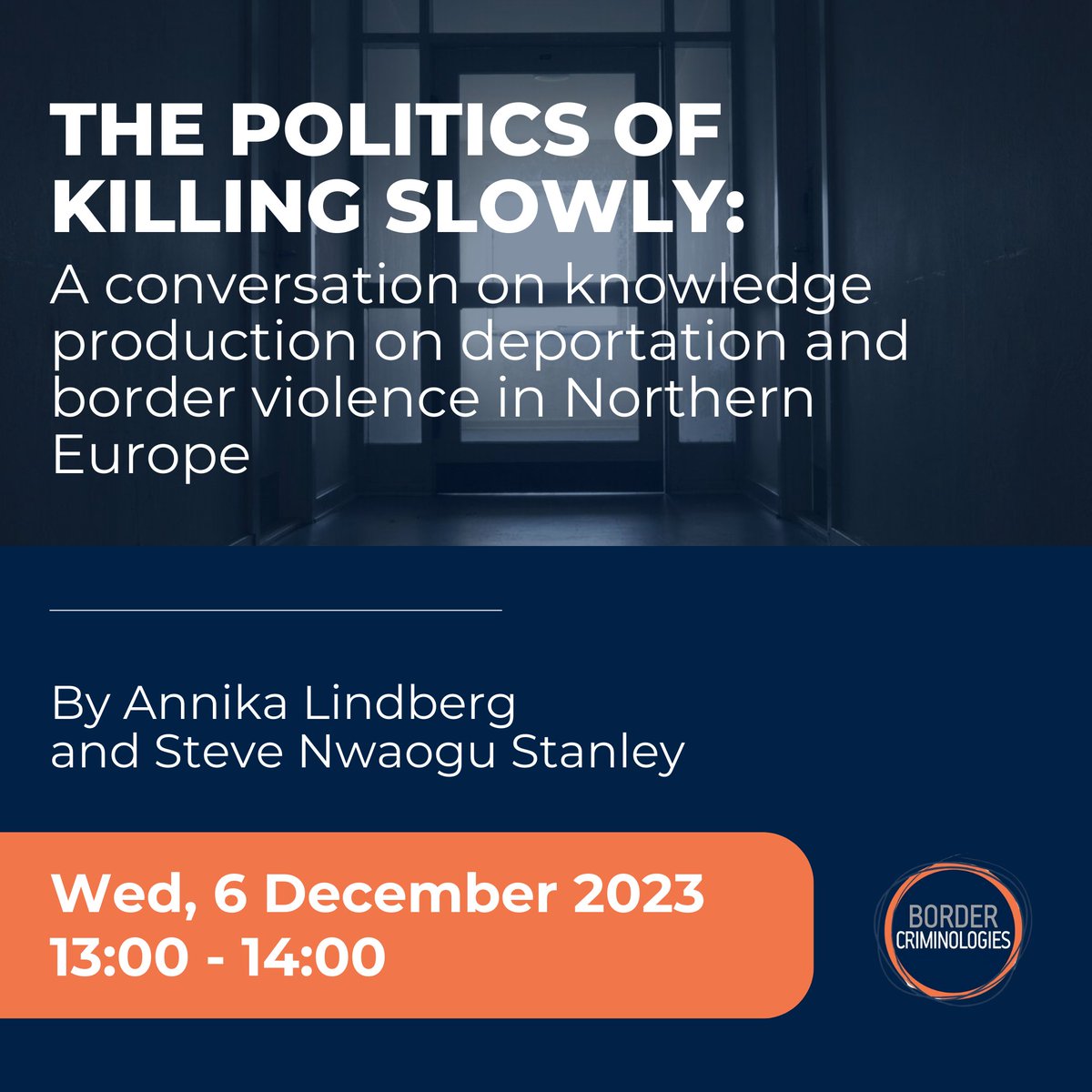 [Upcoming Event 🗓️] Dr. @ElinAnnika and Steve Nwaogu Stanley will talk about the state practices deployed by Nordic welfare states to contain, pressure, and deport people, different efforts to challenge this political regime, and more. Sign up here: law.ox.ac.uk/content/event/…