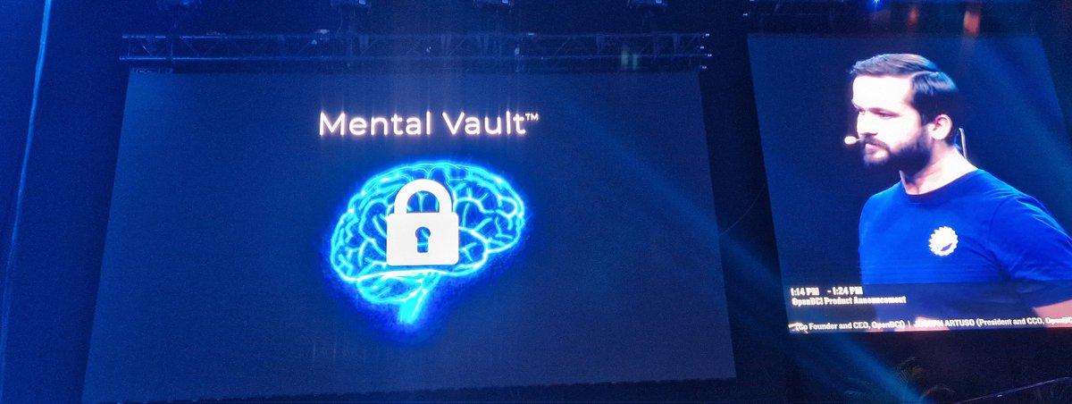 'Galea is a new headset that will analyse your brain waves and let you control content on your laptop...and creating a neural loop by giving feedbacks to users. We are expanding human intelligence and creating the OS of the mind' @OpenBCI #slush #slush2023 #neurotechnology
