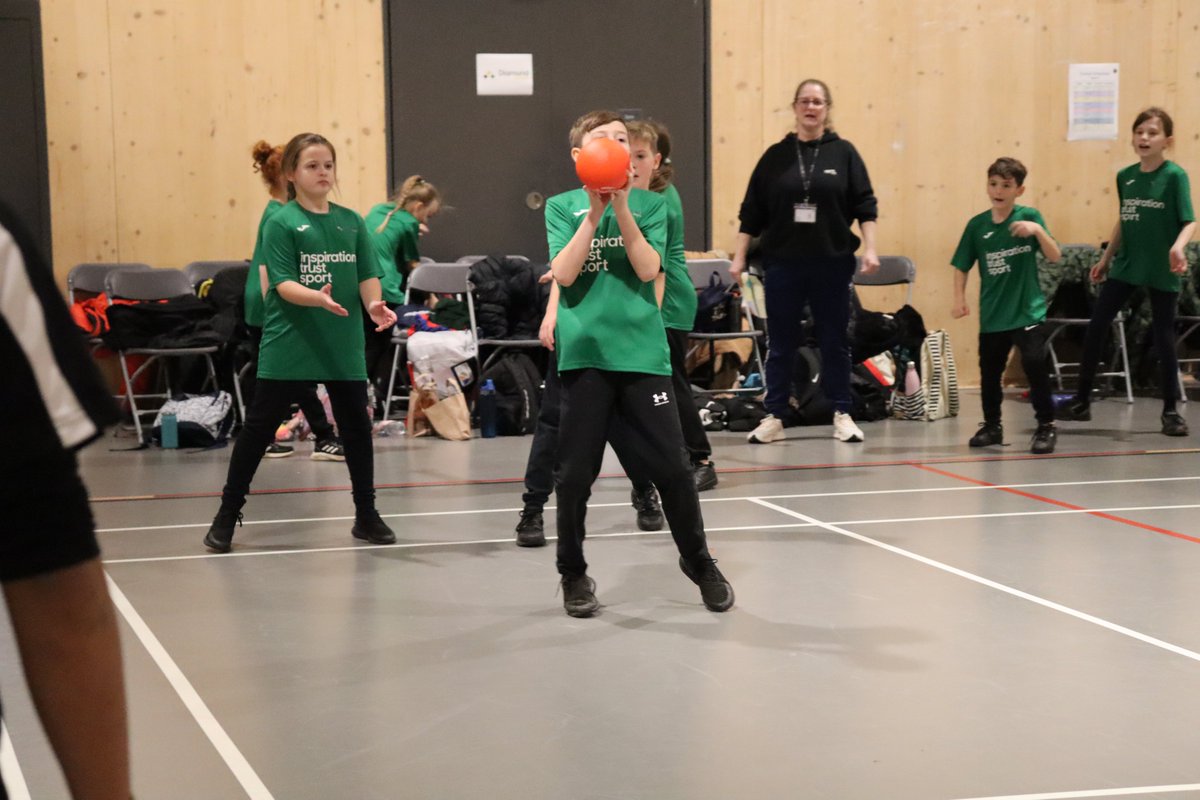 InspirationEast's tweet photo. Team photos DONE ✅
Welcome talk from Sports Coordinator, Paul Wayman​ DONE ✅
Christmas music ON ✅

The games are now in full swing! Brilliant play across all the matches in the first few sets. #Sports #Dodgeball https://t.co/jV7vleyjyX