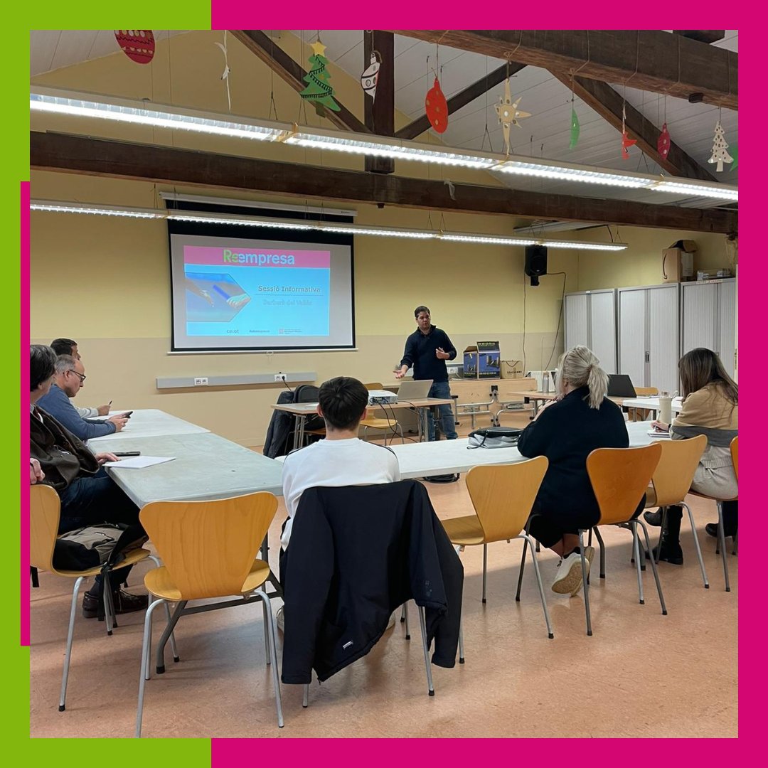 Sessió informativa gratuïta "REEMPRESA: Com puc comprar un negoci?"

👉🏼Sessió impartida per Joaquim Benaque, consultor del centre de <a href="/Reempresa/">Reempresa</a>
Informa't!
💻reempresa.org
☎️93 729 72 72
📧nodus@nodusbarbera.cat

#reempresa #cecotautoocupació #emprenedoria #bdv