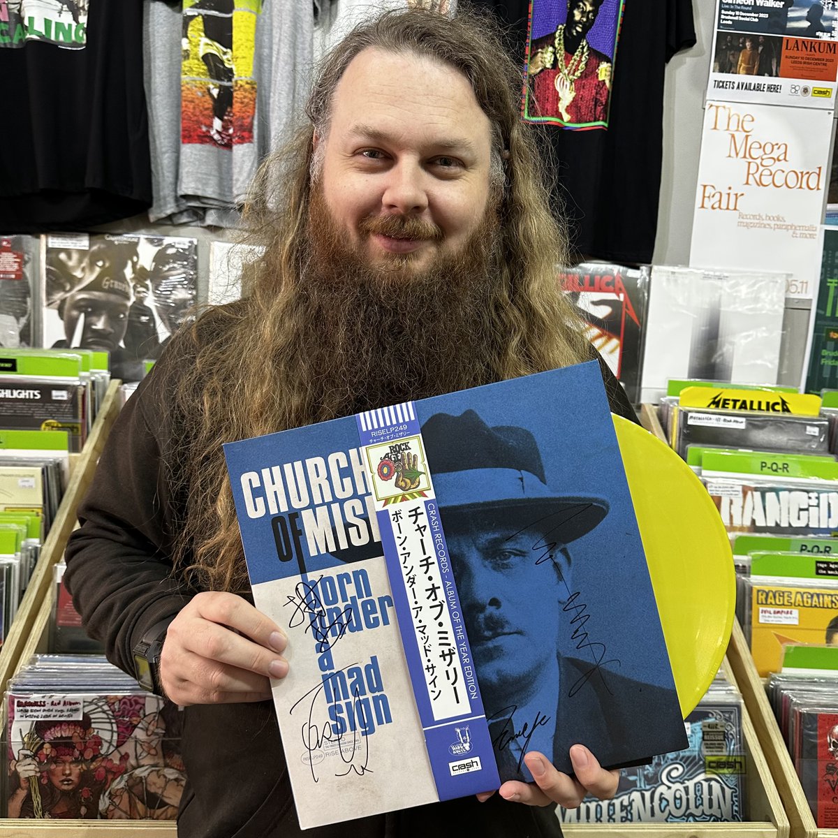 🔥 CHURCH OF MISERY 🔥

We're excited to announce the LIMITED album of the year edition @churchmisery - Born Under A Mad Sign 👊

Get your copy now on Crash EXCLUSIVE signed yellow #vinyl 2LP + obi-strip! 👇

crashrecords.co.uk/products/churc…