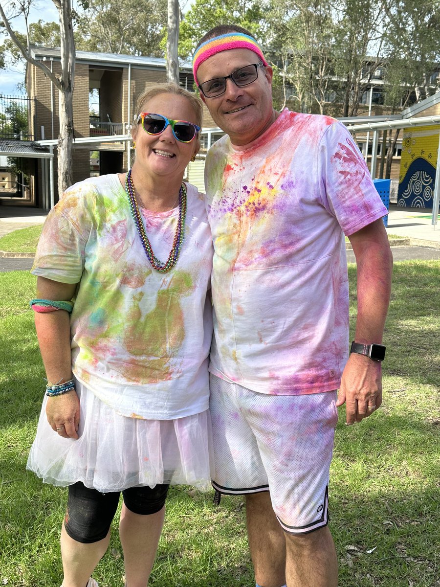 Not sure who enjoyed the colour explosion run more…. The kids or the staff. #JWPS #lovewhereyoulearn