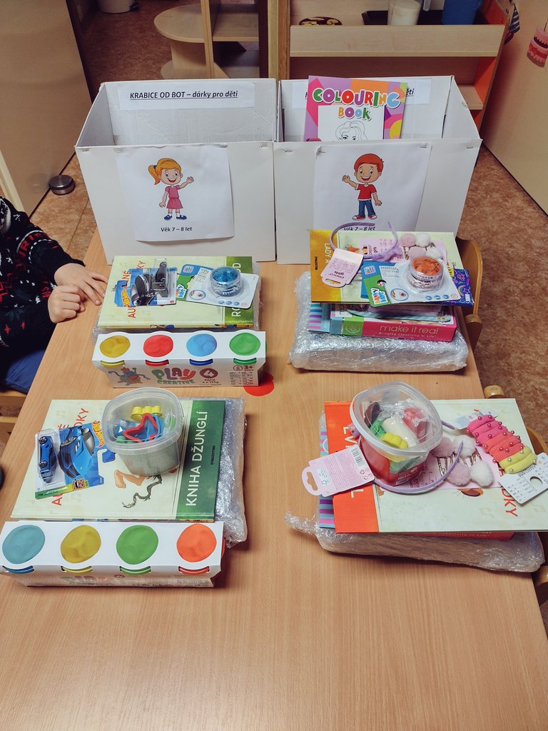 anetrehakova's tweet image. Krabice od bot ve spolupráci s rodiči.
Jako každý rok ❤️🎄
#školka