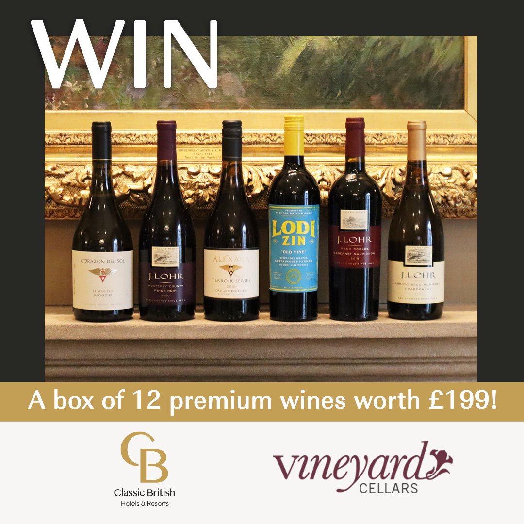 🎄🎅 #WIN a £199 box of premium wines from <a href="/VineyardCellars/">VineyardCellars</a> ! 

To enter:
✅ Like &amp; follow us &amp; <a href="/VineyardCellars/">VineyardCellars</a> 
🏷 Tag your friends - the more tags the more entries!
🤲 Share &amp; tag us for an extra entry.

Closes 10th December &amp; the winner will be notified by DM, good luck! 🤞