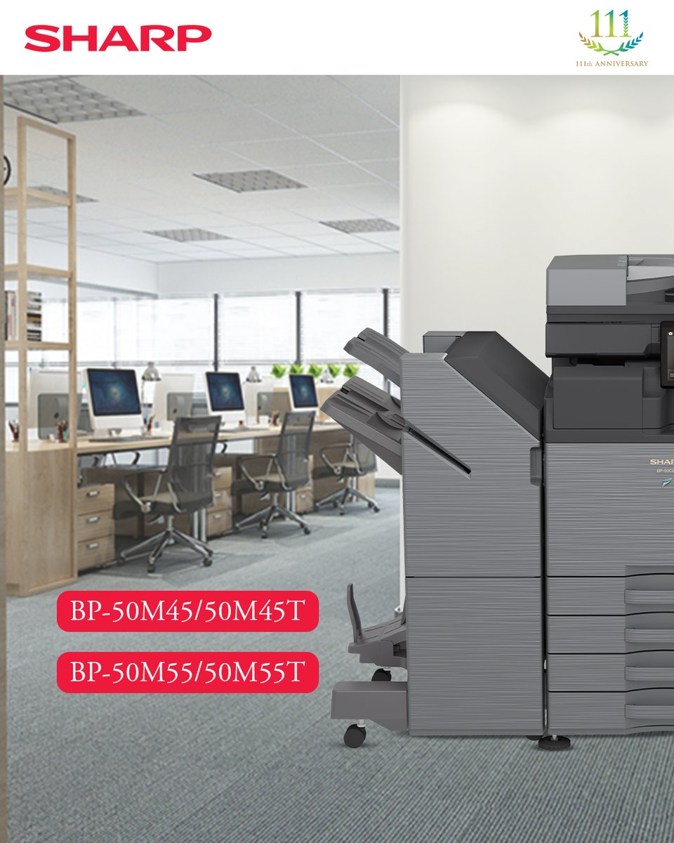 Delve into a workplace full of productivity! Our Multifunctional Printer streamlines your everyday work experience.

#SHARP #beoriginal #SharpIndia #SmartBusinessSolutions #OfficeTech #PrintSmart  #amazingworkplaces #letscreateamazingworkplaces #amazingworkplacescertified