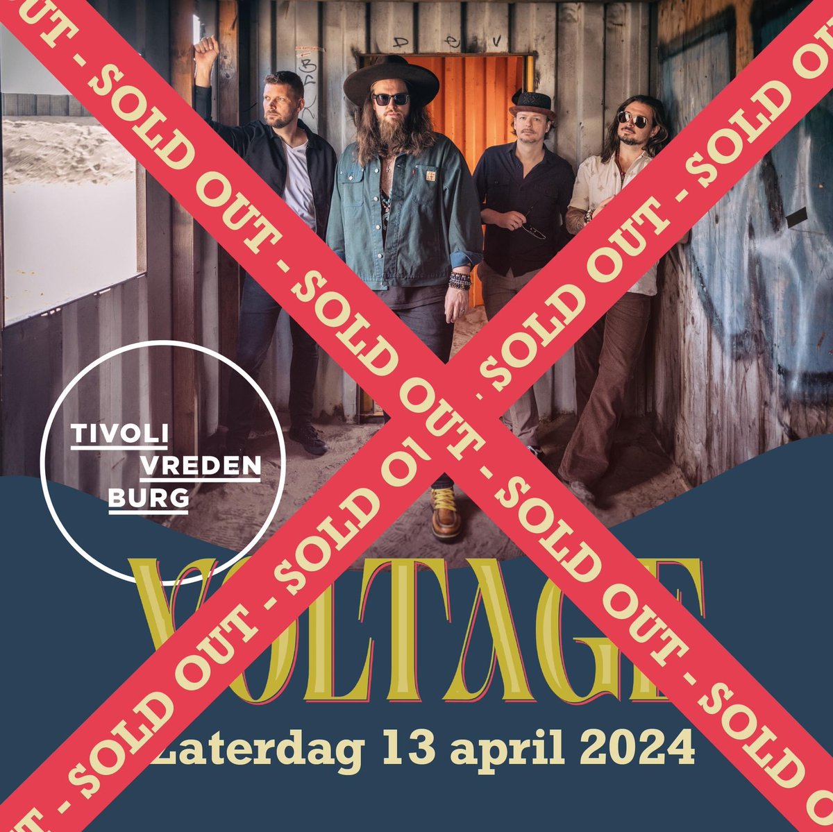 Voltage_Rocks's tweet image. ⚡⚡ SOLD OUT! ⚡⚡

JULLIE ZIJN HELDEN!

Binnen 5 weken na aankondiging is @TiVre_Utrecht he-le-maal uitverkocht!
Mega veel dank aan iedereen die er bij gaat zijn, nu al...

Wij beloven jullie een onvergetelijke avond! Stay tuned… 👀

Voltage ⚡🥂

#voltage #tivolivredenburg