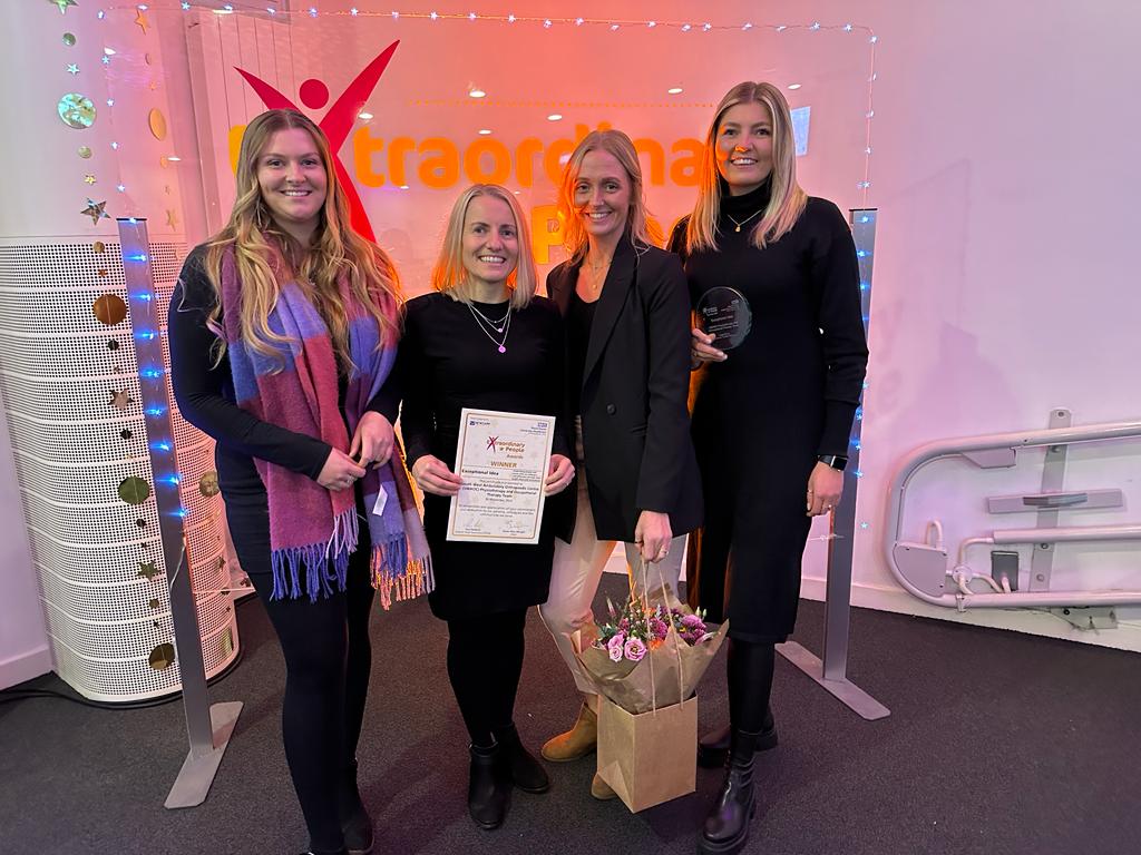 NightingaleExt's tweet photo. Huge congratulations to our very own SWAOC therapies team with their win at the Royal Devon Extraordinary People Awards in the Exceptional Idea category 🥳🥳#SWAOC @ICSOneDevon @NHSGIRFT https://t.co/ikbfXNVDjL