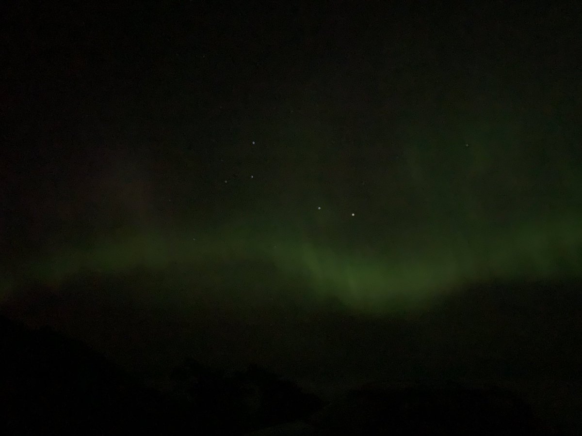 Bluff aurora tonight - without filter or affect - as good as I have ever seen.