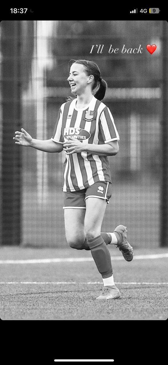 Unfortunately I’ve done a grade 3 calf injury & will be supporting @BowersLadiesRes from the sidelines up until Christmas… Minor setback, major comeback!

#UpTheBowers #Bowersfamily ❤️