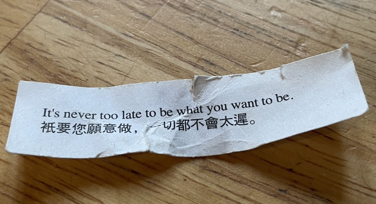 @Mrs_Pea68 @AbiScruby @BaskervilleJMP Congratulations Kat! This makes me think of the fortune cookie motto I've kept ever since my first book contract came through...
