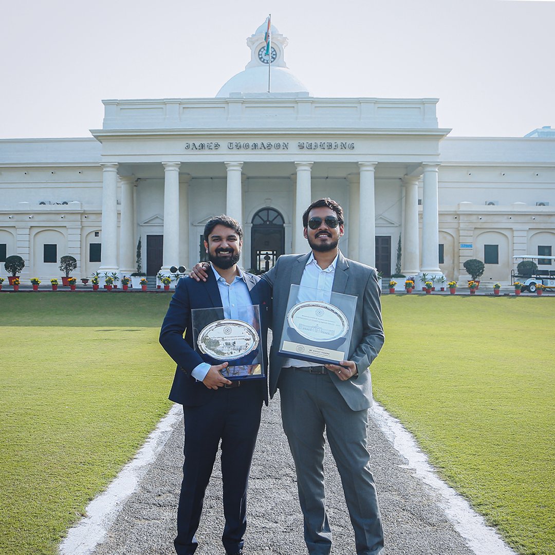 Deeply honoured and humbled to have received the Distinguished Young Alumnus Awards from @IITRoorkee along with my co-founder <a href="/Siddharth/">Siddharth Maheshwari</a>. Our experience at IIT Roorkee made us realise the tremendous impact of education and inspired our mission to transform CS education for