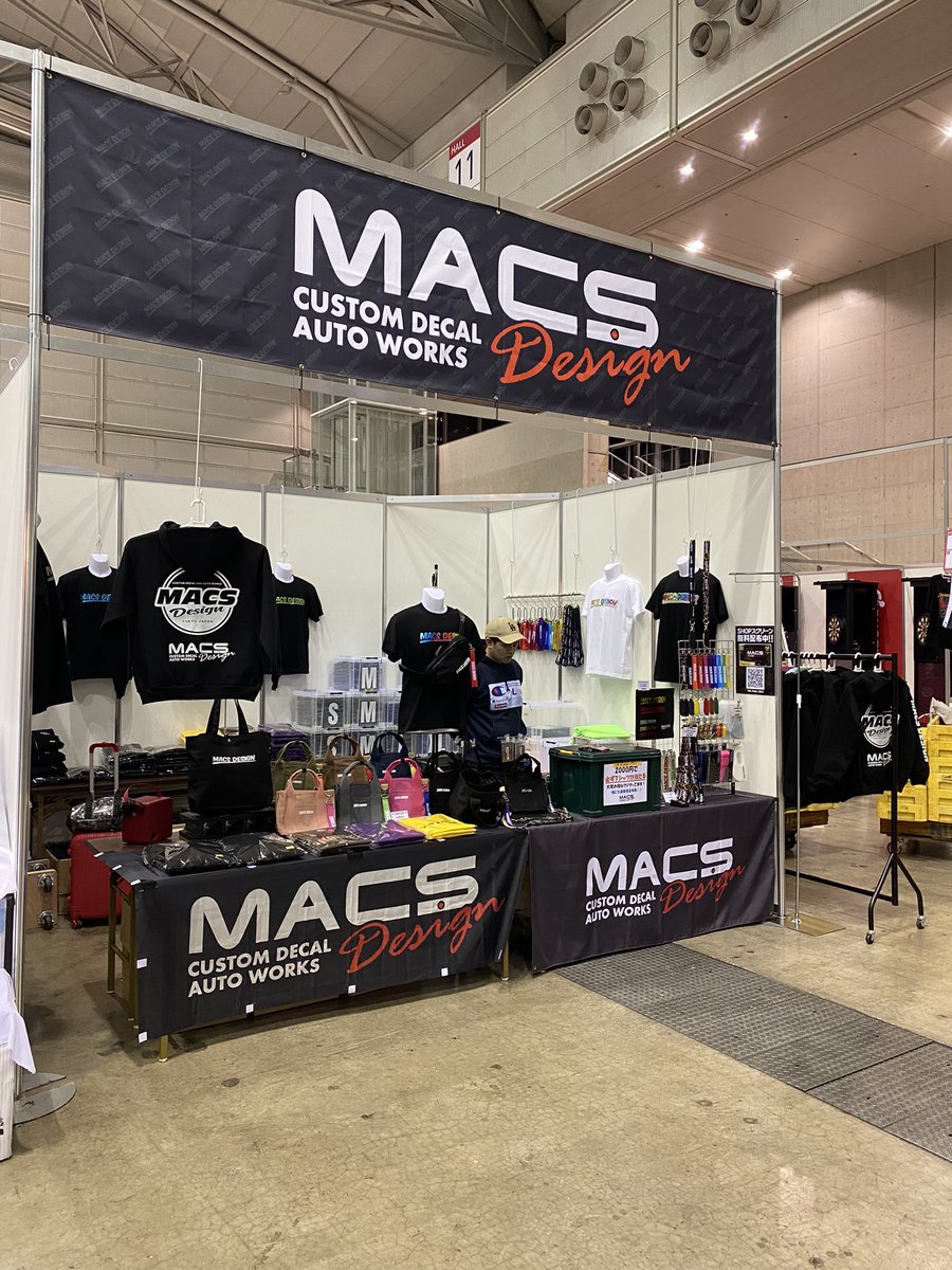 PERFECT最終戦 千葉/THE FINAL2023
MACS Designブース設営完了です！

明日、明後日と宜しくお願い致します！

#macsdesign
#マックスデザイン
#thefinal2023