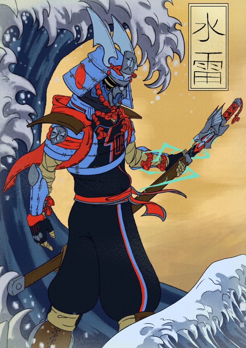 KyleOshea18's tweet photo. I made an art piece for @MurosArt for his birthday Doggy Anubis Kruger from Power Rangers SPD as a samurai. Hope he likes it.
#powerranger #SPD #doggykruger #supersentai #shadowranger #Samurai #digitalart #Digital #2d #Fanarts #PowerRangers30 https://t.co/KjtwdL513Q
