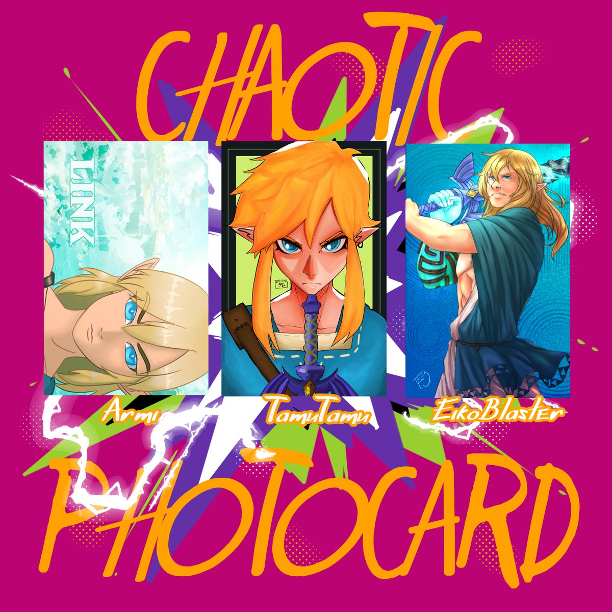 ChaoticGround's tweet photo. ¡Buenas Chaoticos!

Les compartimos tres increíbles versiones de Link de The Legend of Zelda, creadas por nuestras talentosas artistas 
@Eikoblaster @TamuTamura97 y @armitheopossum cada uno a su estilo~. 
¡Feliz viernes Chaoticos! ¡Hasta la próxima! 🌟

#chaoticgroundstudio https://t.co/4ri6LwlSZE