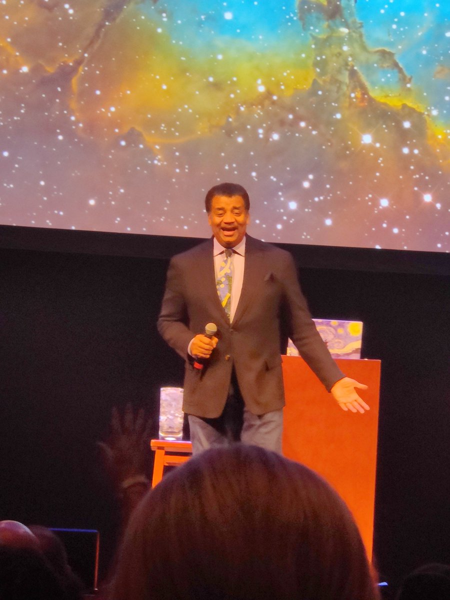Shrikanth Sampath (@shrikanth4404) on Twitter photo Had the privilege to watch such an intellectual being live! Can listen to him talk forever!My take home message from the talk - "We are alive against ASTRONOMICAL odds. 'Experience' this life!"
<a href="/neiltyson/">Neil deGrasse Tyson</a> #Space #Blackholes #Tothestarsandbeyond #Artemis #Chandraayan Had the privilege to watch such an intellectual being live! Can listen to him talk forever!My take home message from the talk - "We are alive against ASTRONOMICAL odds. 'Experience' this life!"
<a href="/neiltyson/">Neil deGrasse Tyson</a> #Space #Blackholes #Tothestarsandbeyond #Artemis #Chandraayan