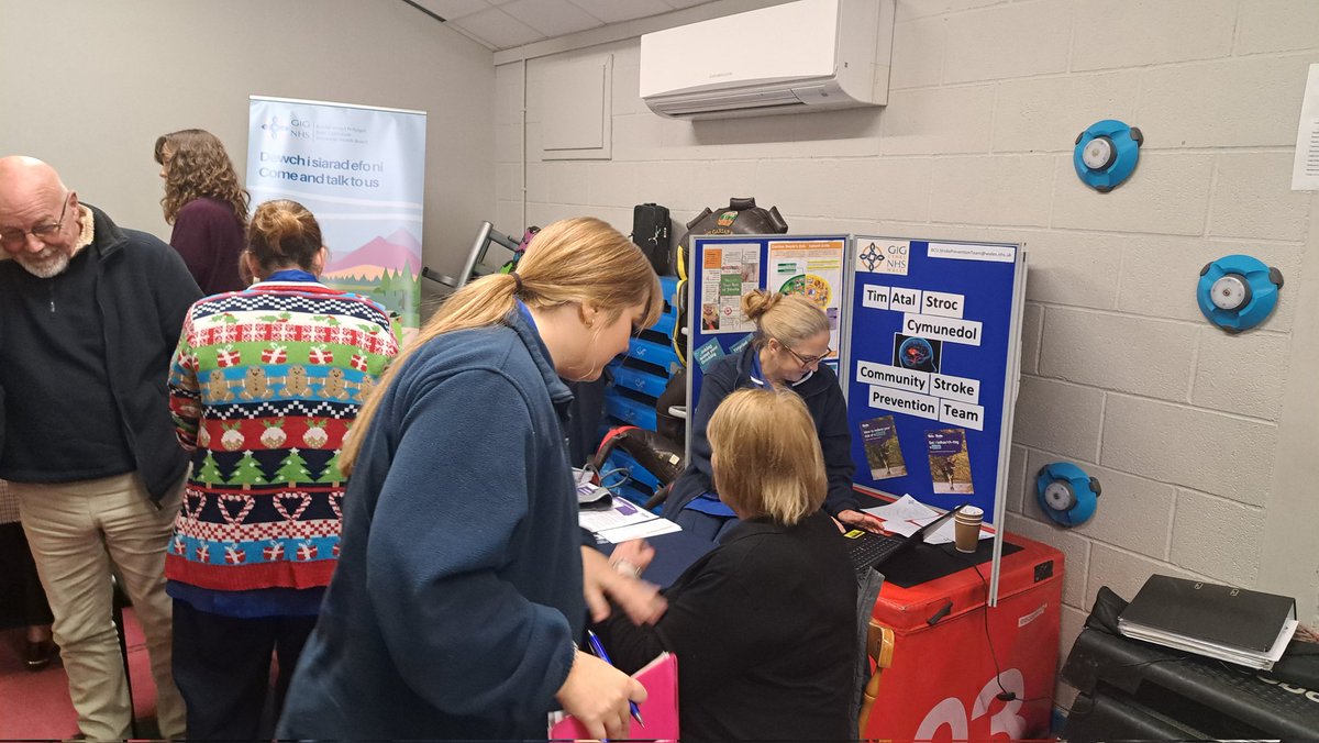 Great morning at Holyhead &amp; Anglesey  Weighlifting and Fitness Centre with our <a href="/BetsiCadwaladr/">Betsi Cadwaladr</a> health drop in and nifty60s exercise class