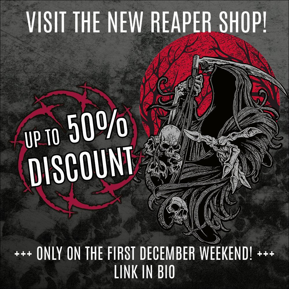 ONLY THIS WEEKEND! Up to 50% OFF in our revised REAPER SHOP (Also for new products)! Don't miss this! reaper-entertainment.com