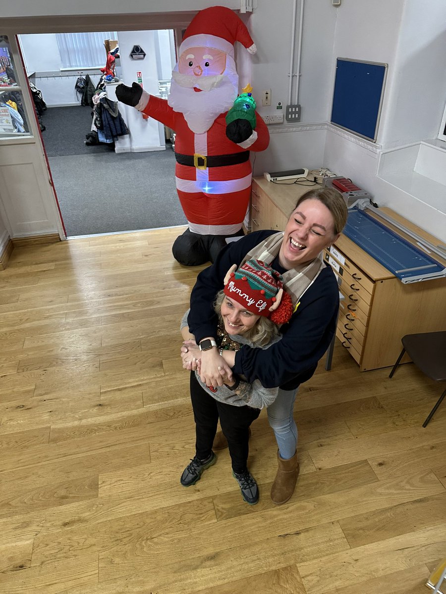 RosehillHT's tweet photo. Seems we’ve got our very own Naughty Elf this year… I’m sure we can contain her mischief though… Mrs Lindley had already threatened her with the hoover 😂 https://t.co/wV0w2ksF4d