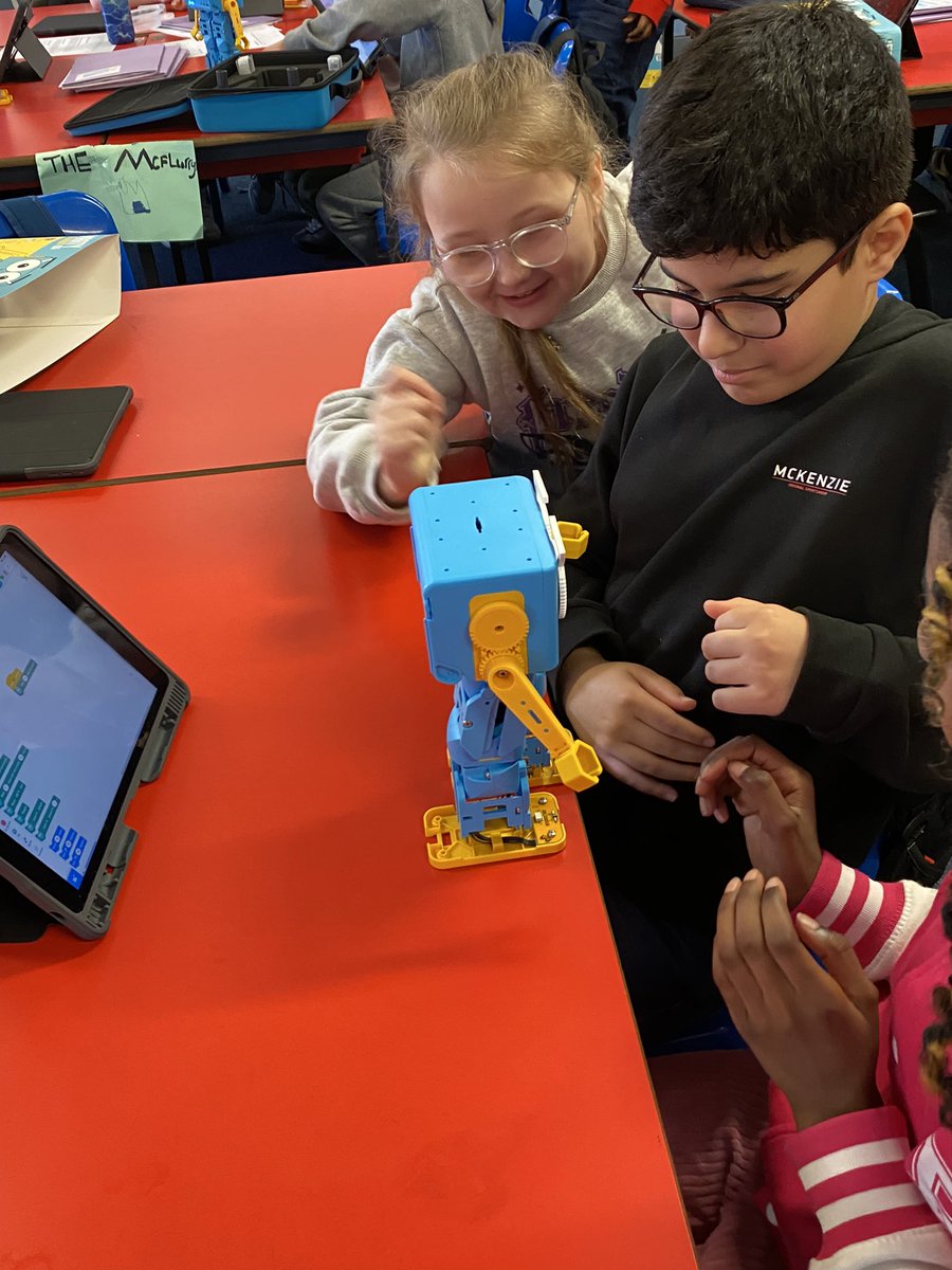 MrRShields's tweet image. 🤖 Primary 6a had a blast diving into the world of coding with Marty the Robot today! 🚀 Exciting to see young minds embracing technology and unleashing creativity. 🦾📱#CodingAdventures #STEMeducation
@CorpusChristi_K @MrArcariCCPS