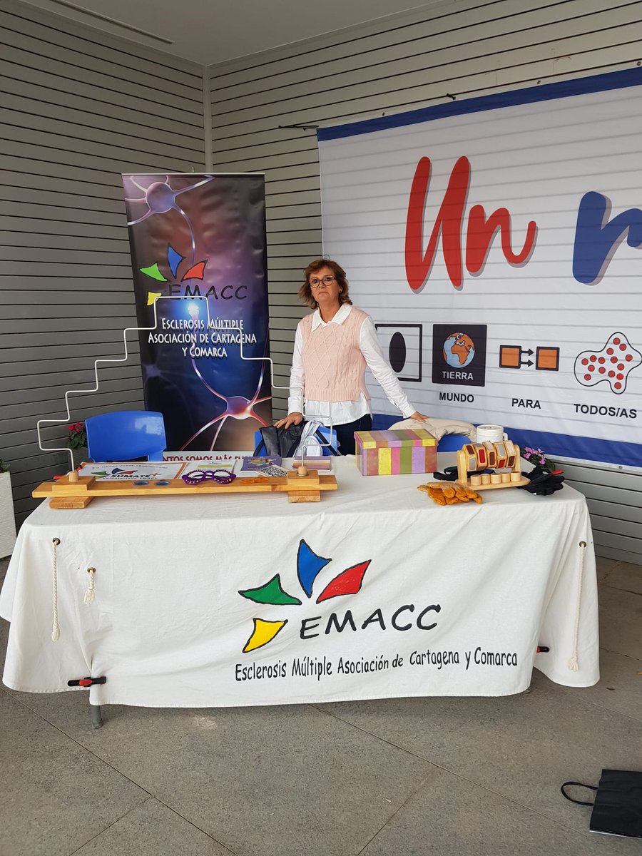 Feria de Discapacidad en Torre Pacheco (en la plaza del Ayuntamiento de Torre Pacheco).
#EMACC
#GenteSolidaria
#caixabank
#upct
#esclerosismultiple